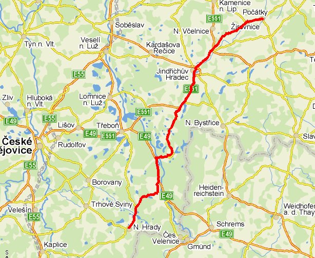 Ct05 trasa 1. den